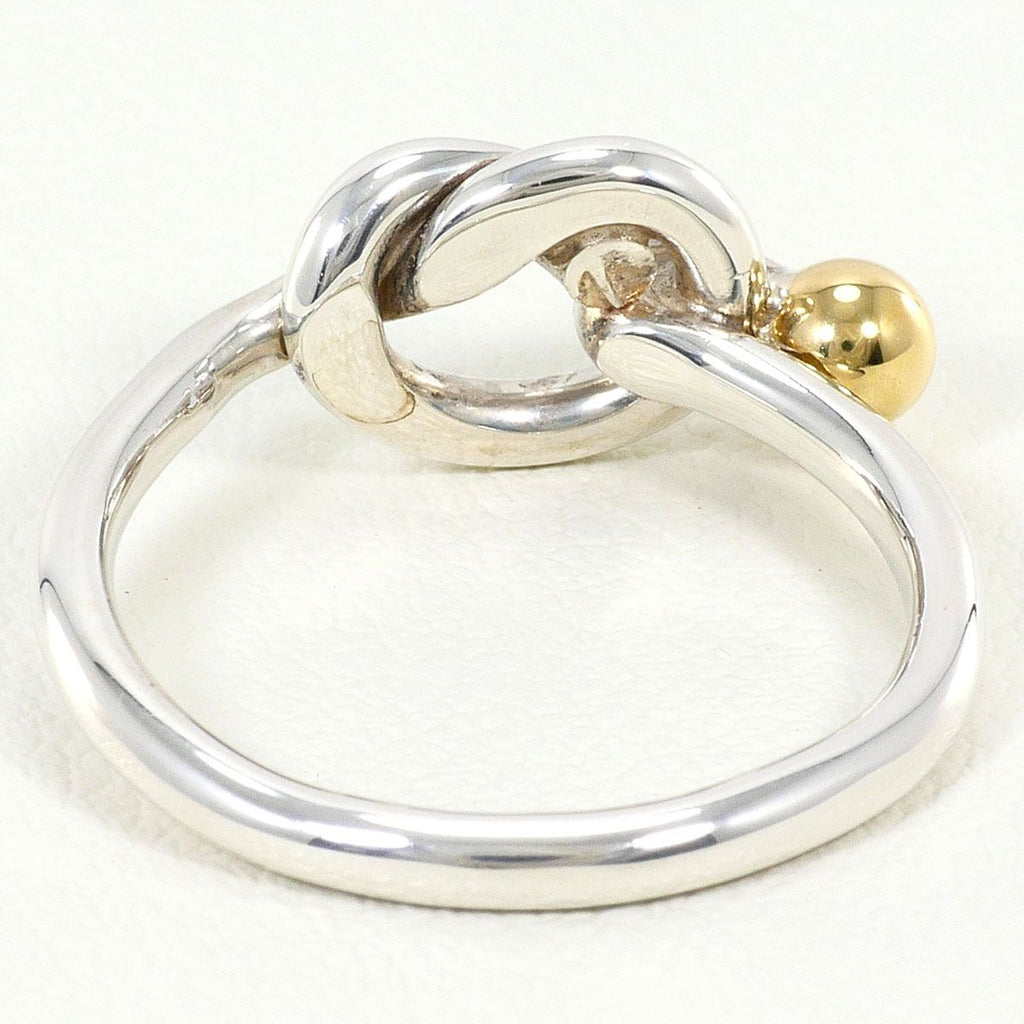 Tiffany & Co Love Knot 18k Yellow Gold 925 Sterling Silver Ring — view 3