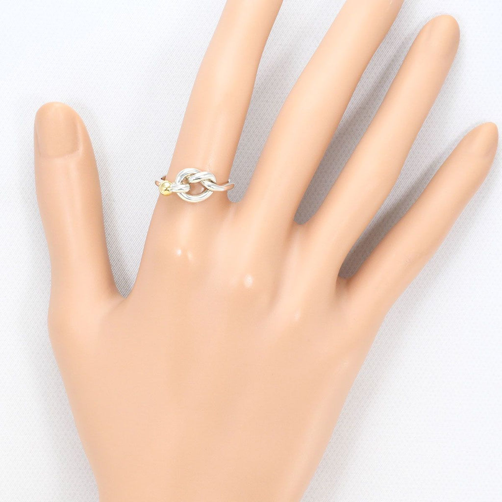 Tiffany & Co Love Knot 18k Yellow Gold 925 Sterling Silver Ring — view 5