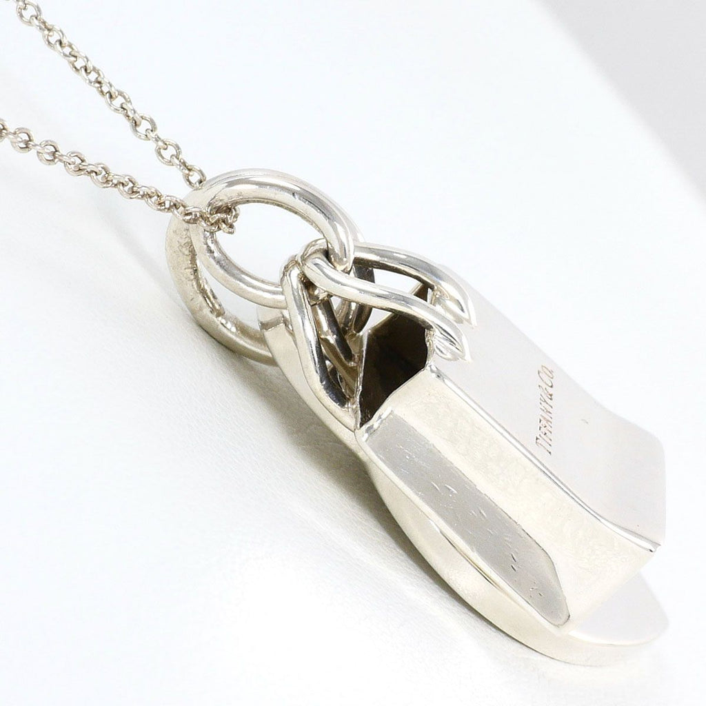 Tiffany & Co Shopping Bag Heart Tag 925 Sterling Silver Necklace 39 cm — view 3