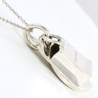 Tiffany & Co Shopping Bag Heart Tag 925 Sterling Silver Necklace 39 cm — view 3