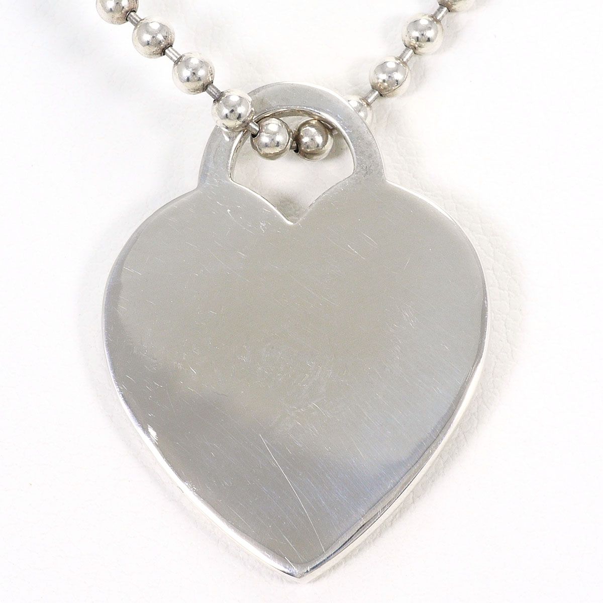 Tiffany & Co Heart Tag Silver Necklace 86 cm — view 3