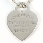 Tiffany & Co Heart Tag Silver Necklace 86 cm