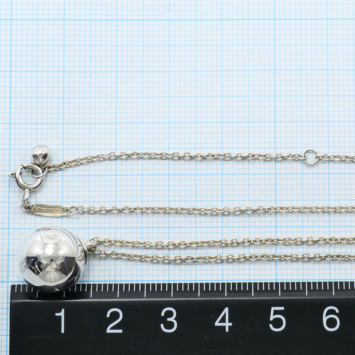 Tiffany & Co Ball 925 Sterling Silver Necklace 51 cm — view 5
