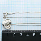 Tiffany & Co Fold Heart 925 Sterling Silver Necklace 40 cm — view 5
