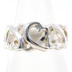 Tiffany & Co Triple Loving Heart 925 Sterling Silver Ring