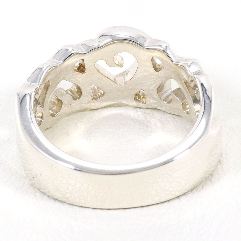 Tiffany & Co Triple Loving Heart 925 Sterling Silver Ring — view 3