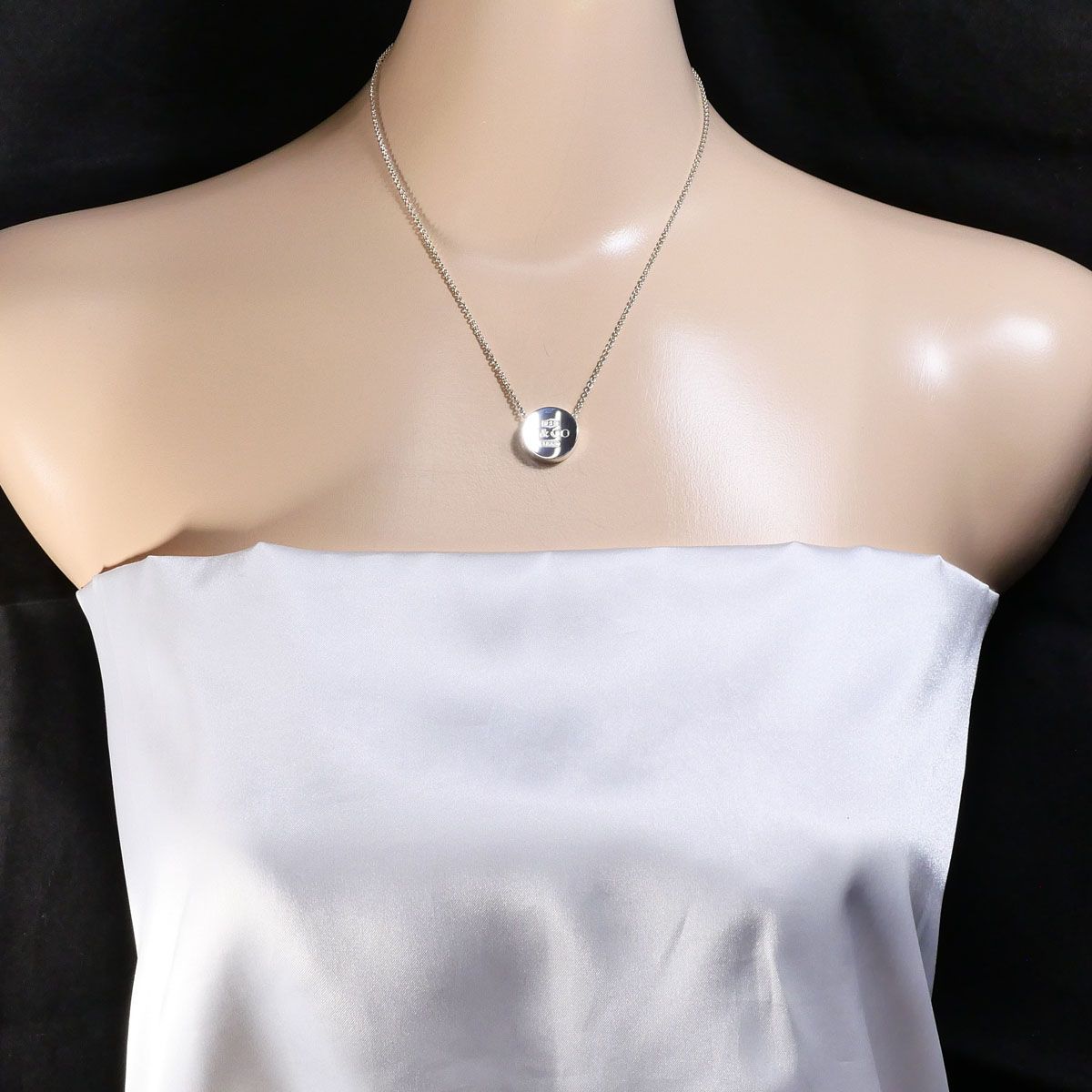 Tiffany & Co Concave 925 Sterling Silver Necklace 40 cm — view 6