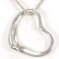 Tiffany & Co Open Heart 925 Sterling Silver Necklace 40 cm