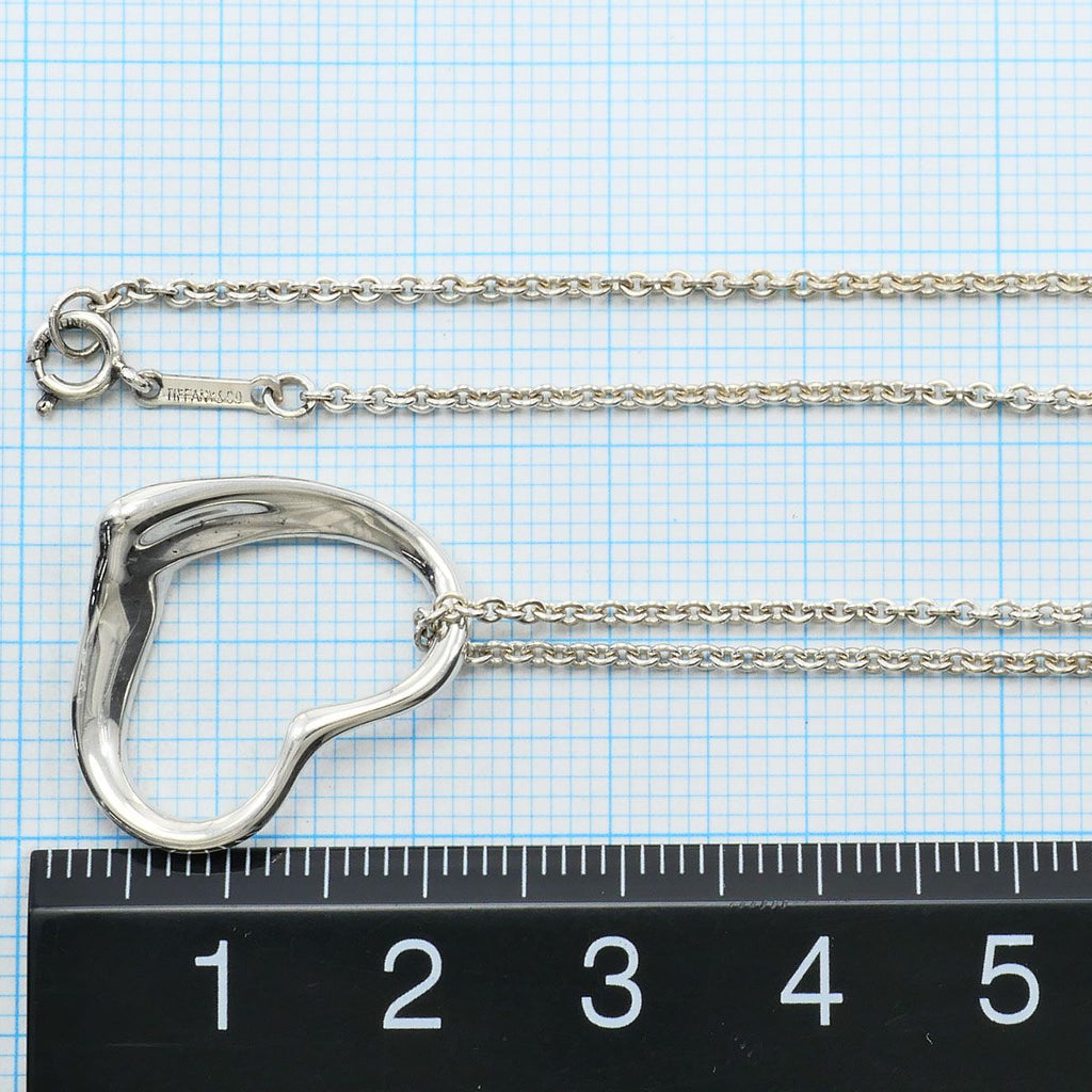 Tiffany & Co Open Heart 925 Sterling Silver Necklace 40 cm — view 5