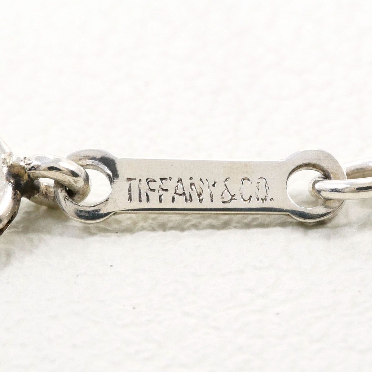 Tiffany & Co Open Heart 925 Sterling Silver Necklace 40 cm — view 4