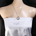 Tiffany & Co Open Heart 925 Sterling Silver Necklace 46 cm — view 6