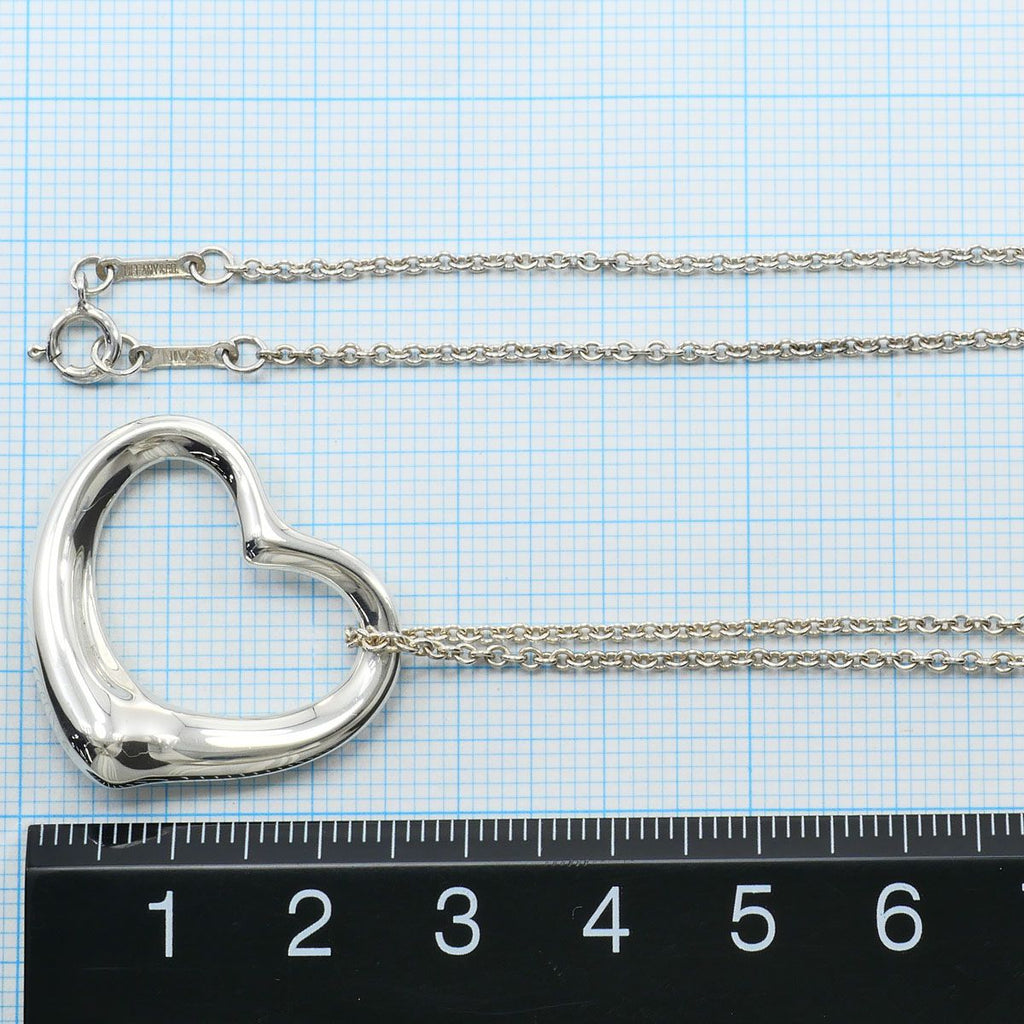 Tiffany & Co Open Heart 925 Sterling Silver Necklace 46 cm — view 5