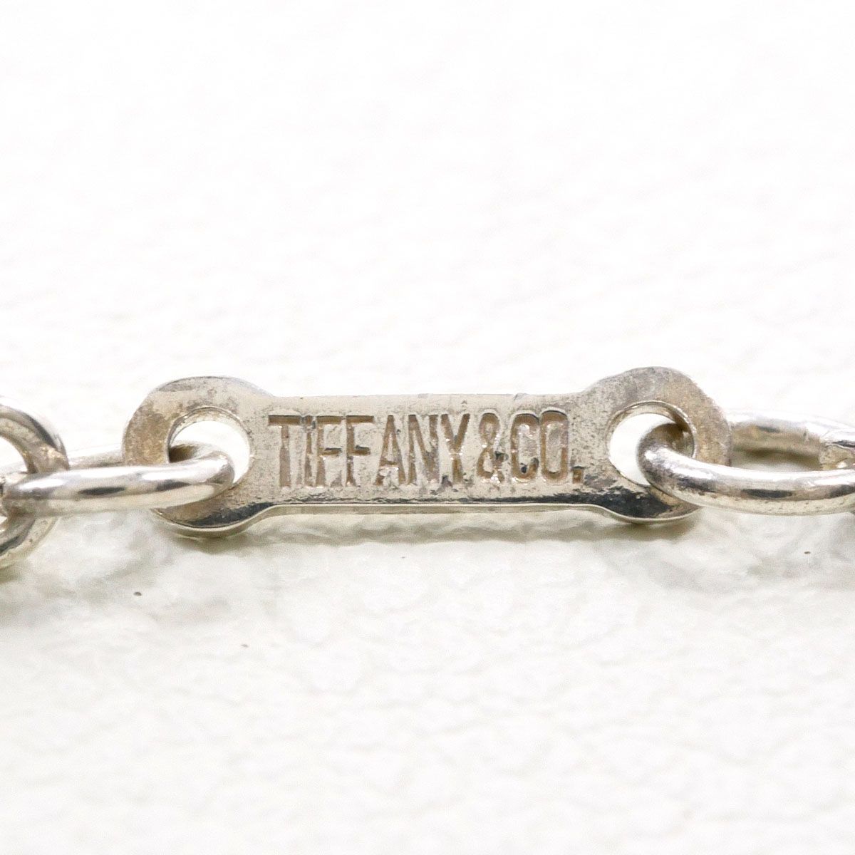Tiffany & Co Open Heart 925 Sterling Silver Necklace 46 cm — view 4