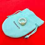 Tiffany & Co Grouped With Ring 925 Sterling Silver Gold No 8