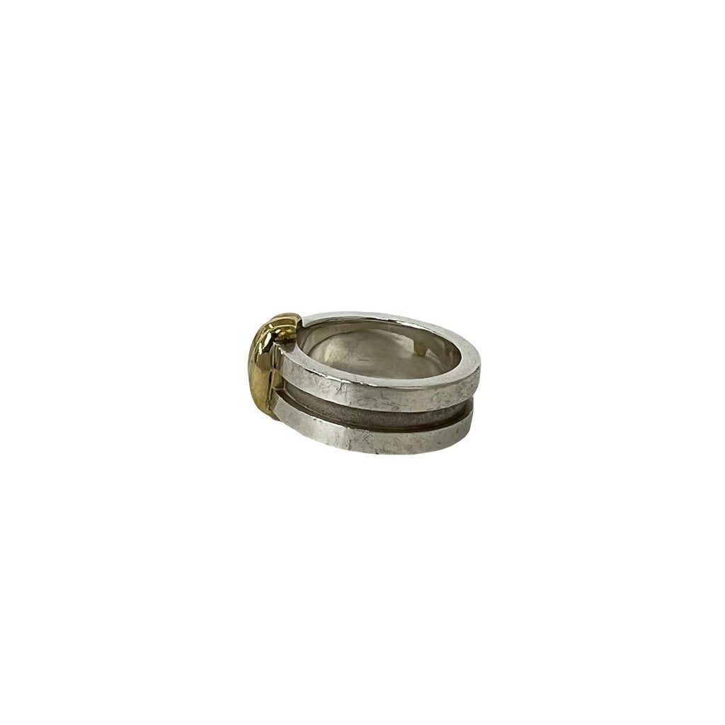 Tiffany & Co Grouped With Ring 925 Sterling Silver Gold No 8