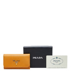 Prada Key Case Yellow Saffiano Leather Key Holder — view 8