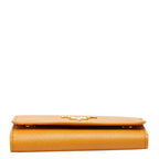 Prada Key Case Yellow Saffiano Leather Key Holder — view 3