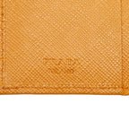 Prada Key Case Yellow Saffiano Leather Key Holder — view 7