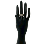 Tiffany & Co Group Double Line Ring 925 Sterling Silver