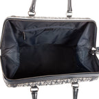 Dior Large Trotter Frame Bag Beige Navy Pattern Canvas — view 9