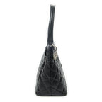 Chanel Timeless Medallion Tote Black Quilted Caviar Leather — view 4