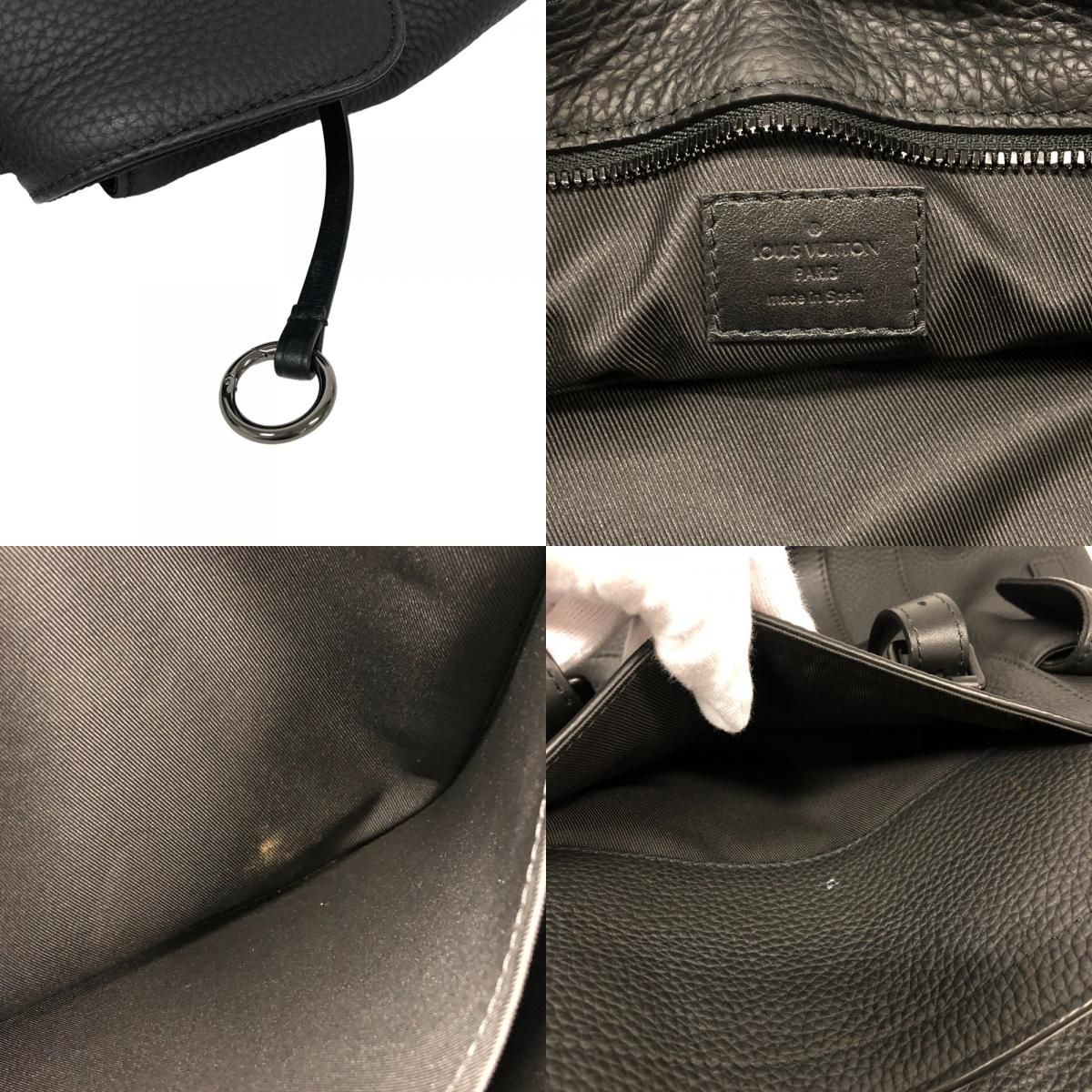 Louis Vuitton Listofa Tote Taurillon Leather Black — view 8