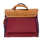 Hermes Herbag Zip 2-Way Shoulder Bag Leather Brown — view 2