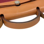 Hermes Herbag Zip 2-Way Shoulder Bag Leather Brown — view 5
