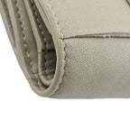 Bottega Veneta Maxi Intrecciato Bifold Wallet Coin Purse Bill Green — view 4