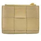 Bottega Veneta Maxi Intrecciato Bifold Wallet Coin Purse Bill Green — view 2