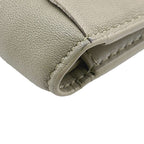 Bottega Veneta Maxi Intrecciato Bifold Wallet Coin Purse Bill Green — view 3