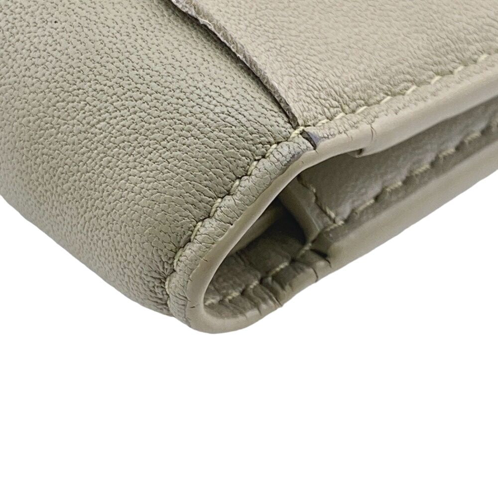 Bottega Veneta Maxi Intrecciato Bifold Wallet Coin Purse Bill Green — view 3