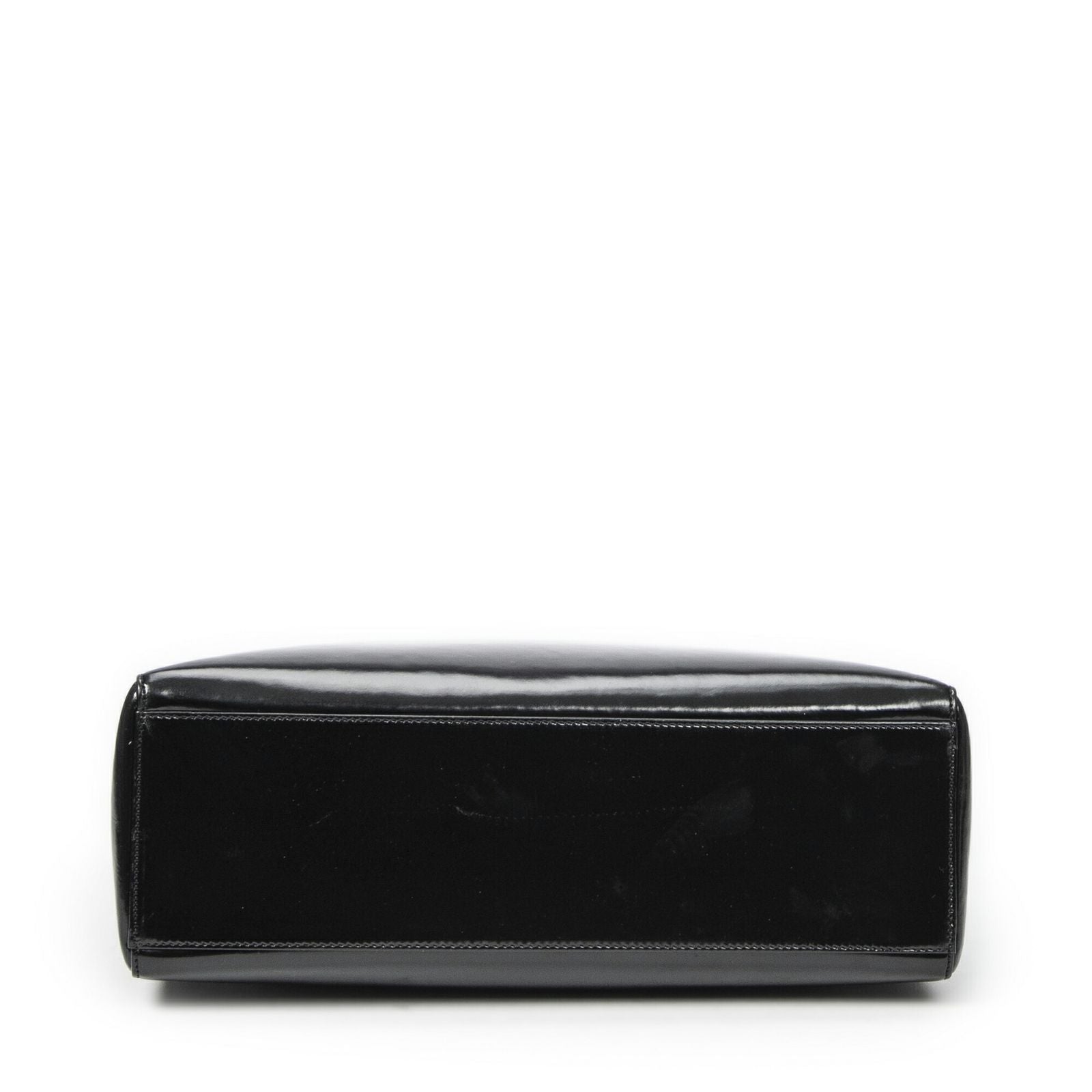 Dior Lady Dior Zip Black Smooth Leather Handbag — view 6