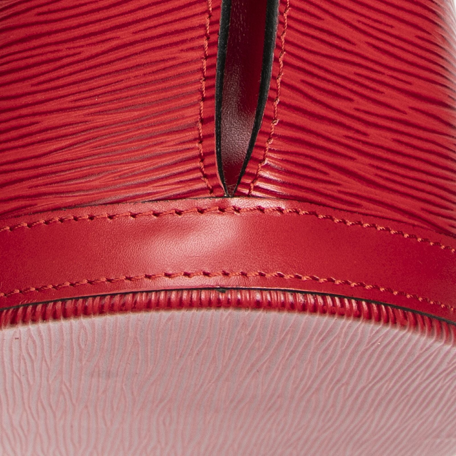 Louis Vuitton Saint Jacques Shopping Red Epi Messenger — view 8