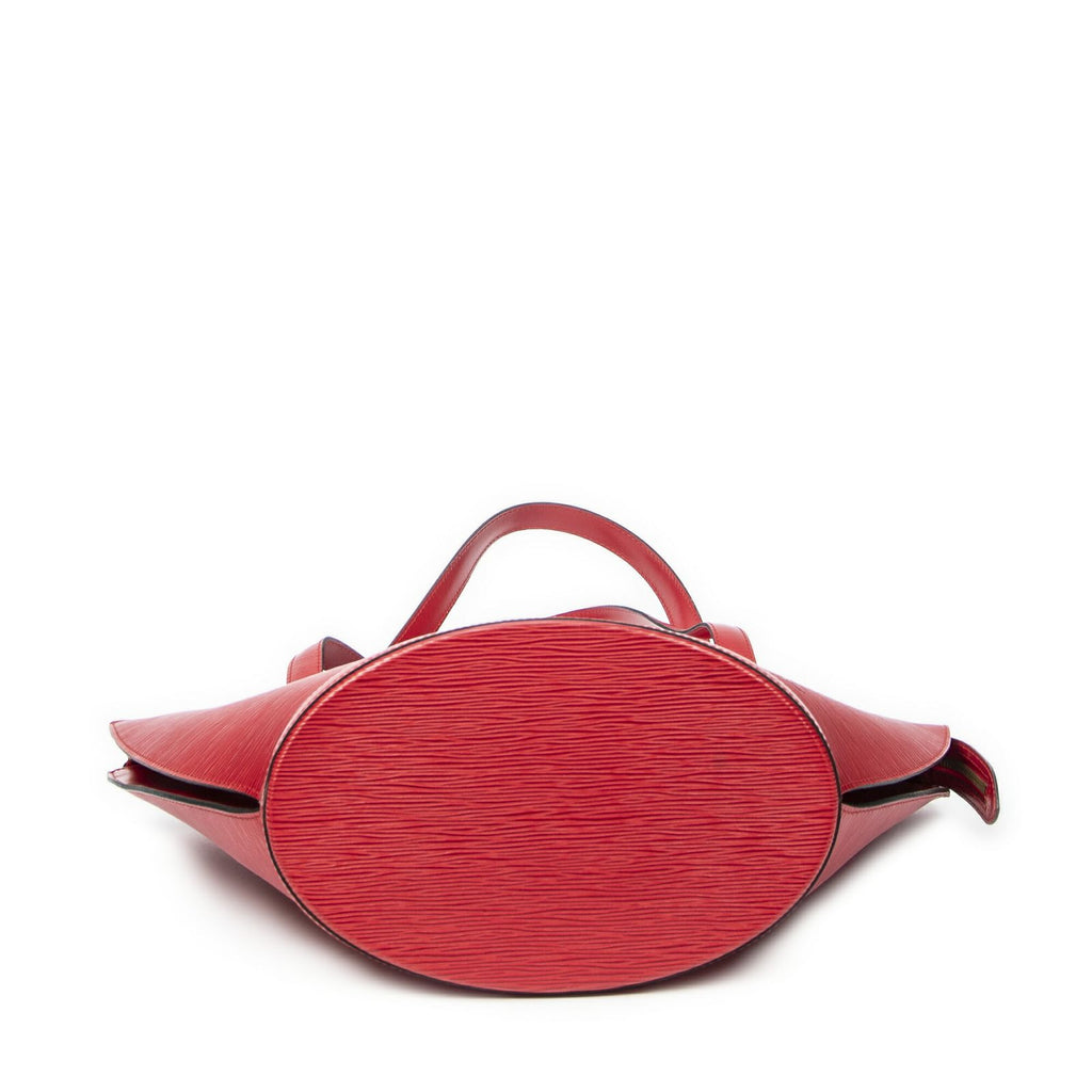 Louis Vuitton Saint Jacques Shopping Red Epi Messenger — view 6