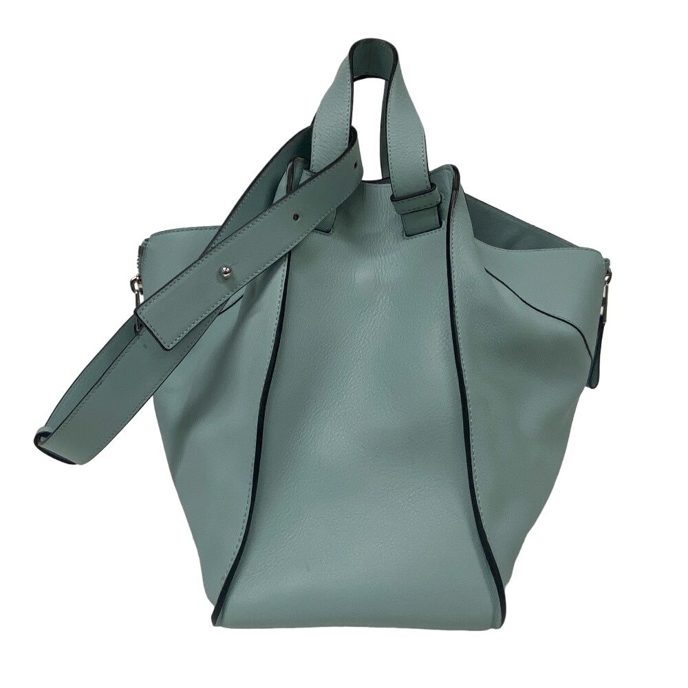 Loewe Hammock Large 2-Way Leather Shoulder Bag Blue — view 2