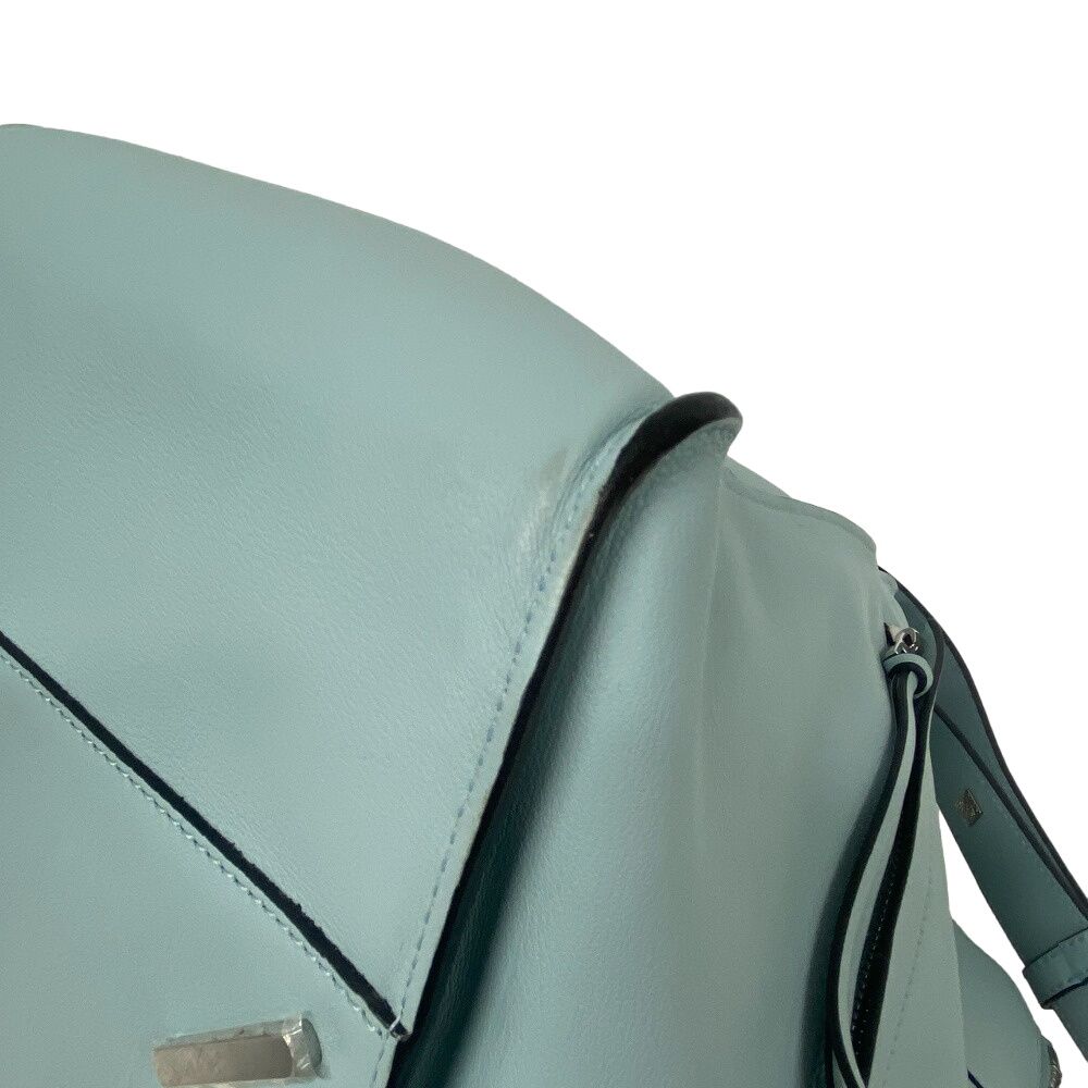 Loewe Hammock Large 2-Way Leather Shoulder Bag Blue — view 3