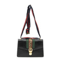 Gucci Small Sylvie Bag Black Calfskin Leather