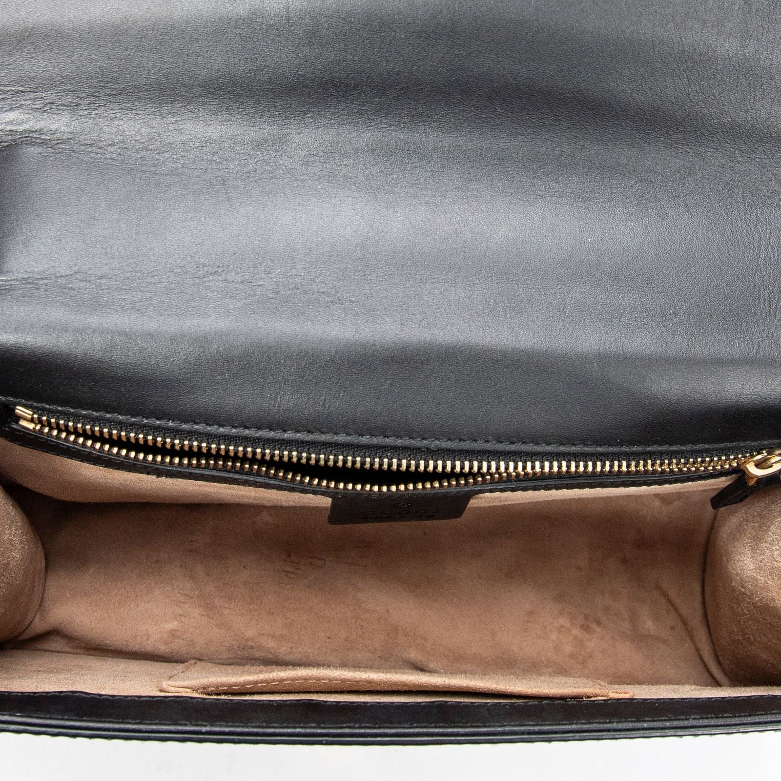 Gucci Small Sylvie Bag Black Calfskin Leather — view 9