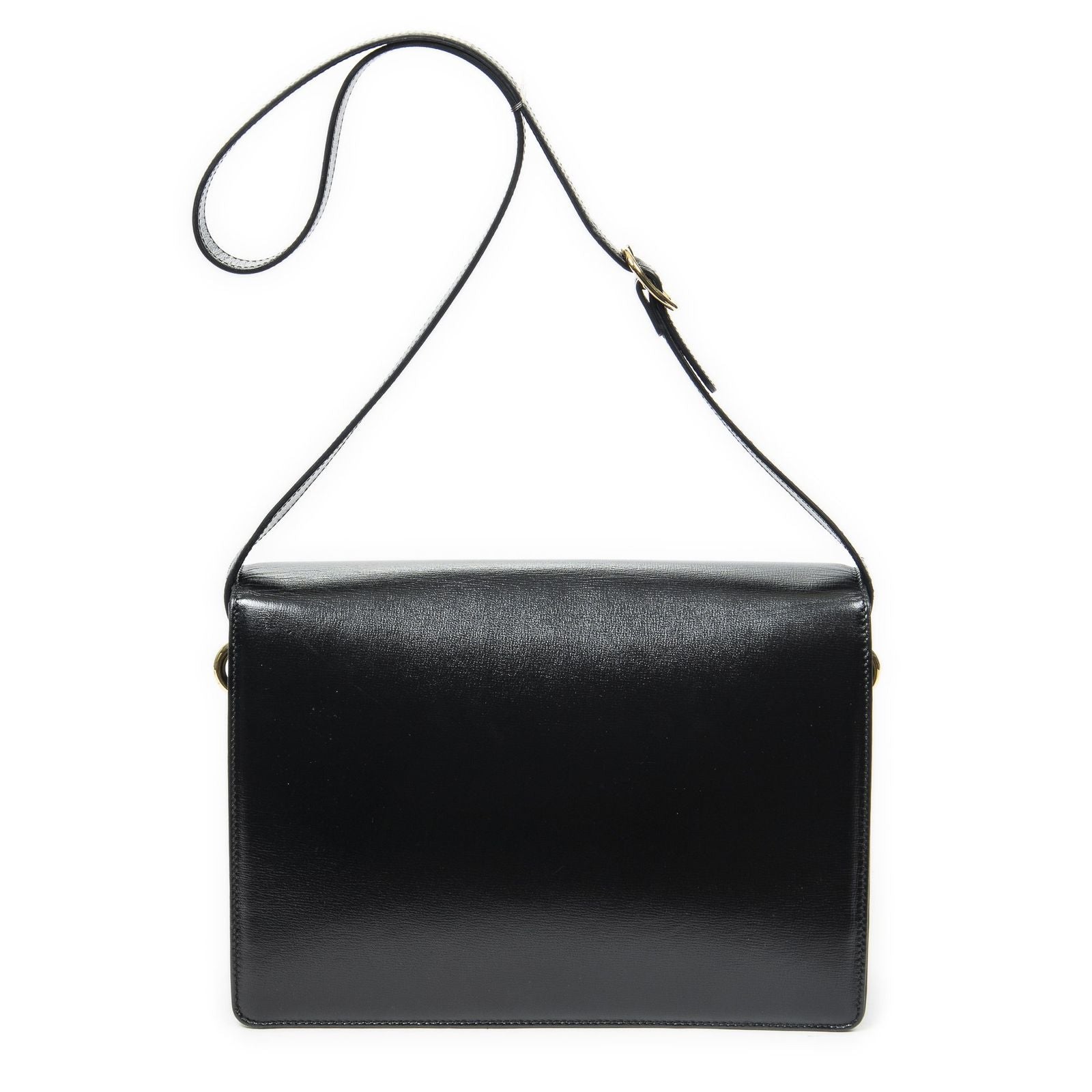 Gucci Torsion GG Sling Bag Black Studded Calfskin — view 5