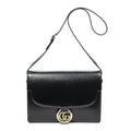 Gucci Torsion GG Sling Bag Black Studded Calfskin