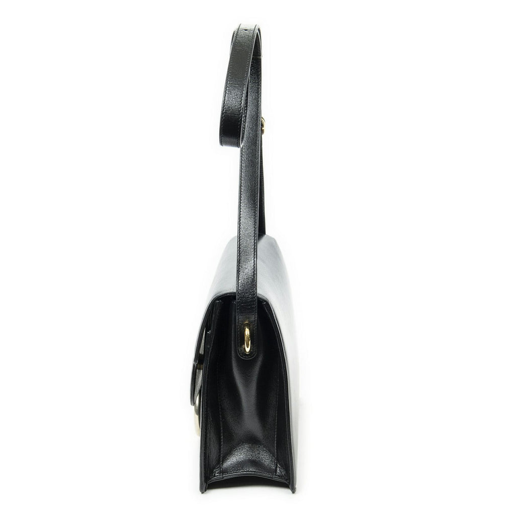 Gucci Torsion GG Sling Bag Black Studded Calfskin — view 3