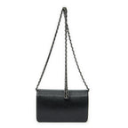 Chanel Classic Chain Wallet Black Quilted Caviar Leather — view 5