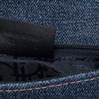 Dior Long Saddle Wallet Blue Denim Canvas — view 7