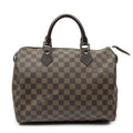 Louis Vuitton Speedy Brown Damier Ebene Handbag