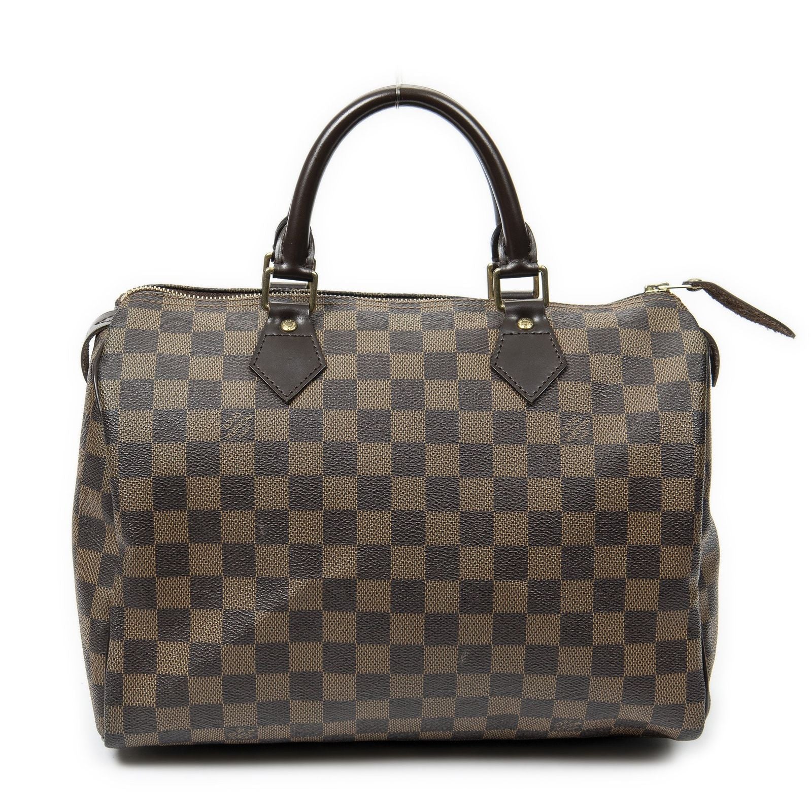 Louis Vuitton Speedy Brown Damier Ebene Handbag