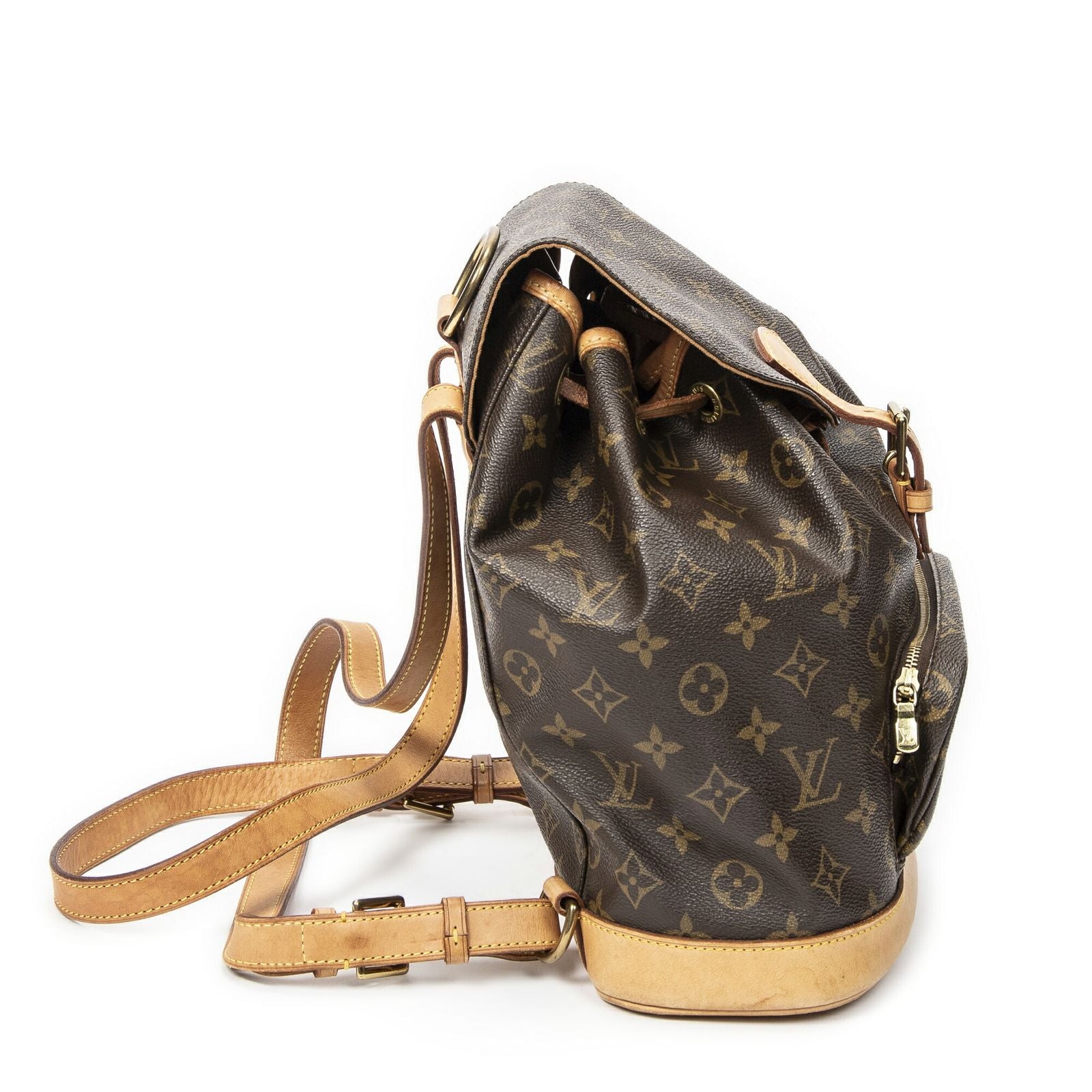 Louis Vuitton Montsouris Brown Monogram Canvas — view 4