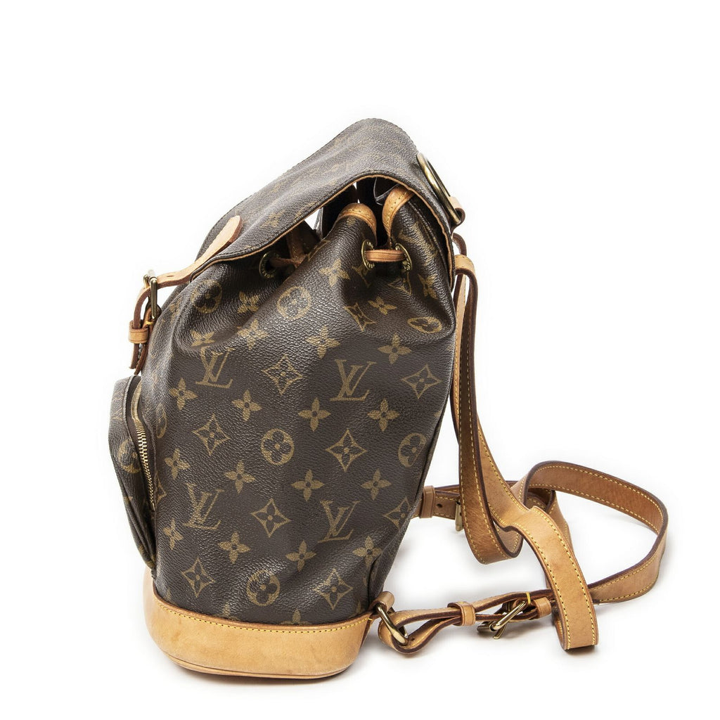 Louis Vuitton Montsouris Brown Monogram Canvas — view 3