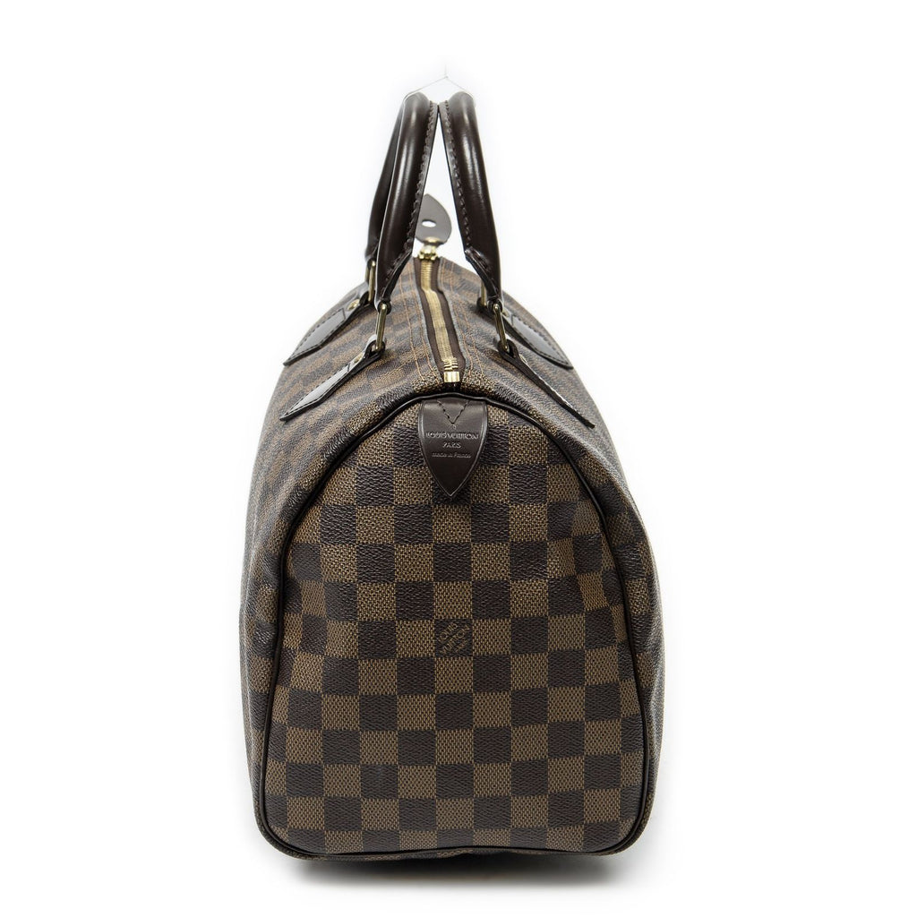 Louis Vuitton Speedy Brown Damier Ebene Handbag — view 4