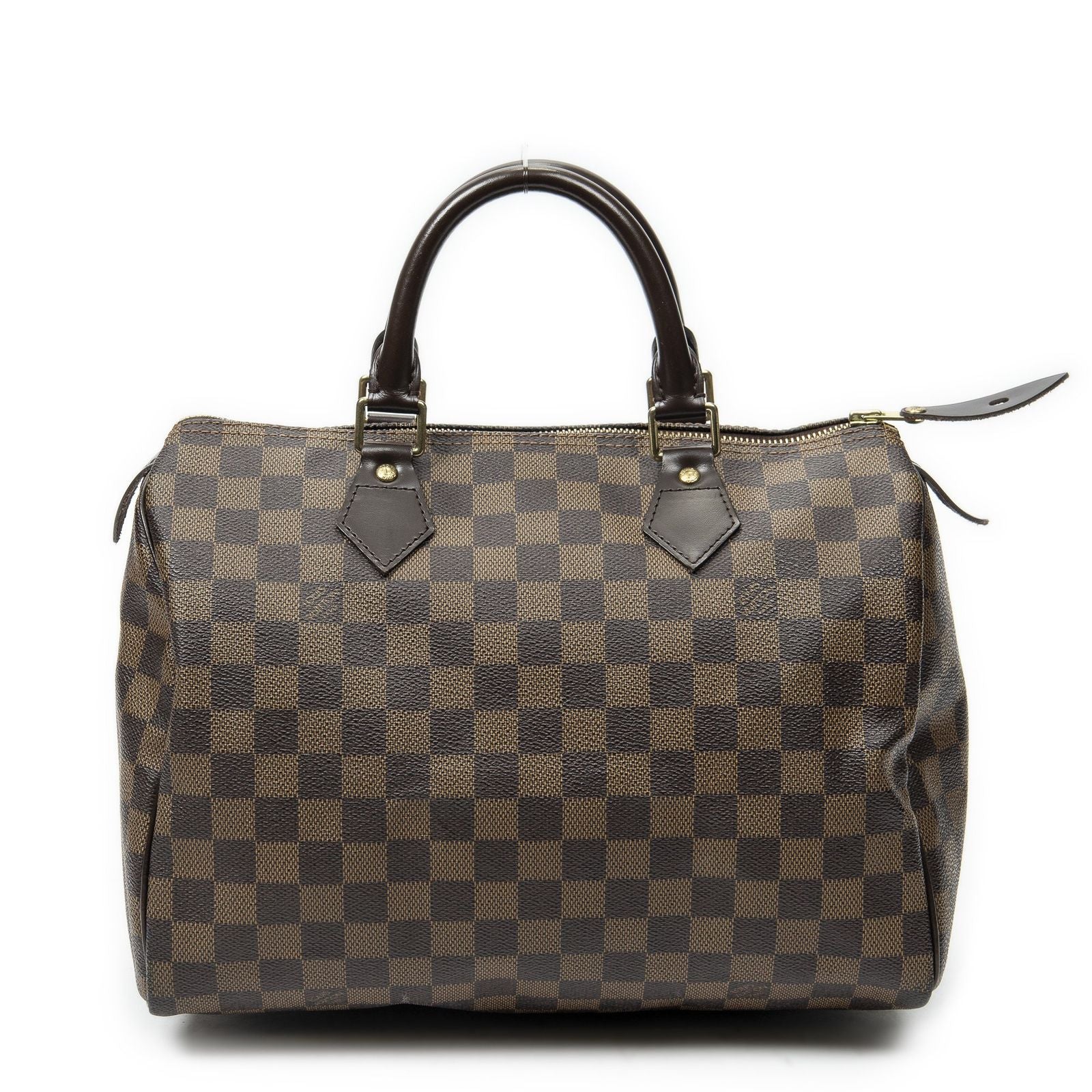 Louis Vuitton Speedy Brown Damier Ebene Handbag